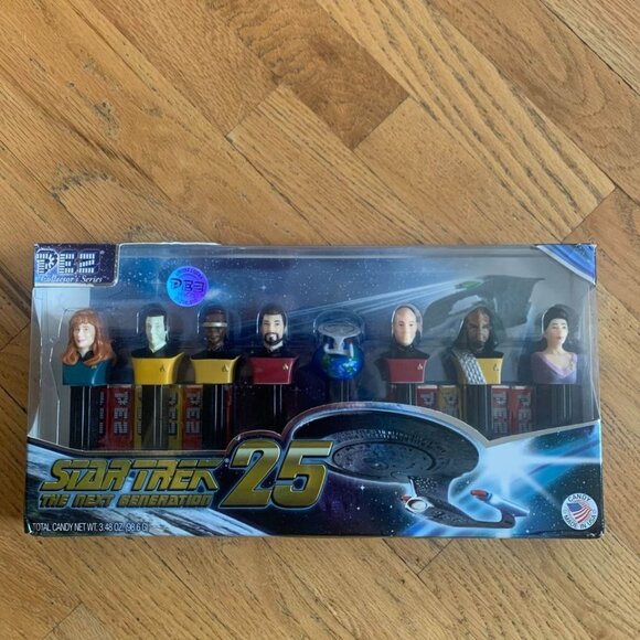 PEZ Star Trek The Next Generation 25 Collector's Edition 8 Characters - Picture 1 of 6
